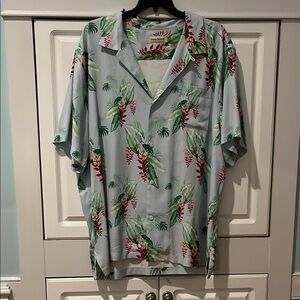 Silk Tommy Bahama Tropical Print Men's Shirt